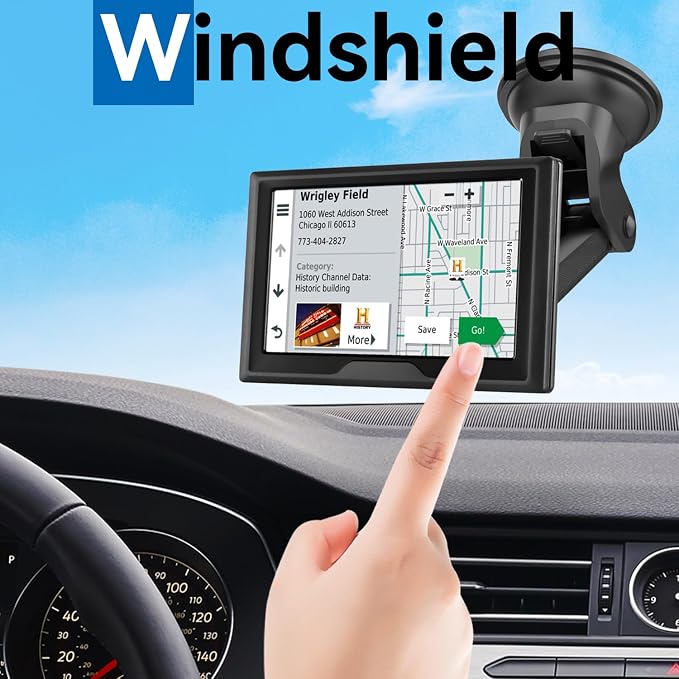 SkyTian for Garmin GPS Car Mount Replacement Sticky Suction Cup 17mm Ball Mount - Image 2