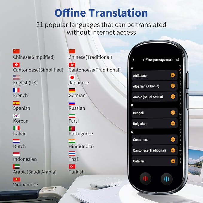 Language Translator Device No WiFi Needed, Upgraded ChatGPT Ai Translator - Image 3