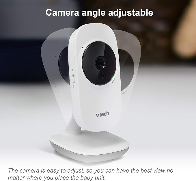 VTech Baby Monitor with 2 Cameras No WiFi & 5" Screen – Split-Screen, Patrol - Image 14