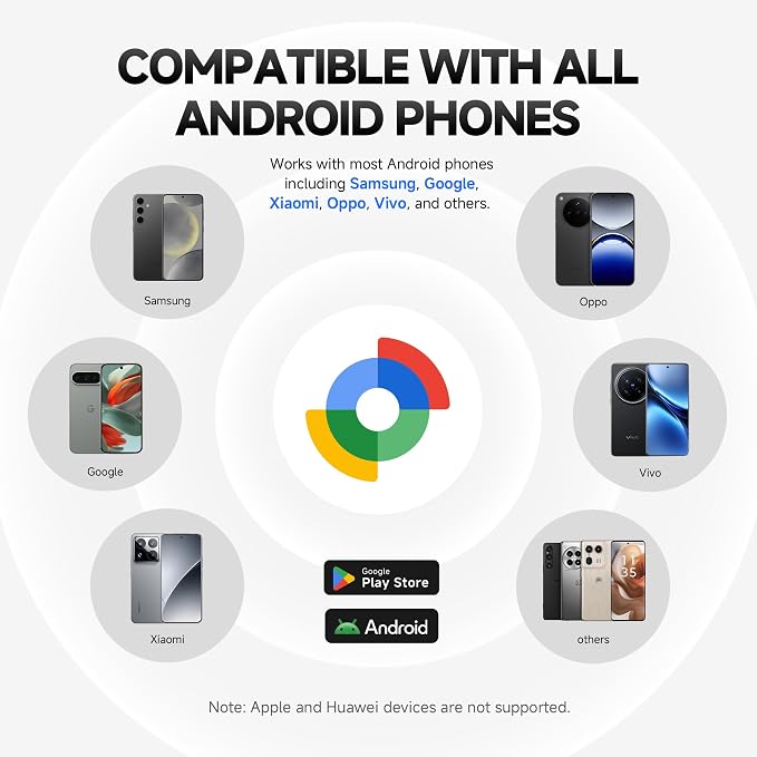 MiLi Air Tracker Tags for Android 1 Pack, Air Smart Tags for Keys - Image 2