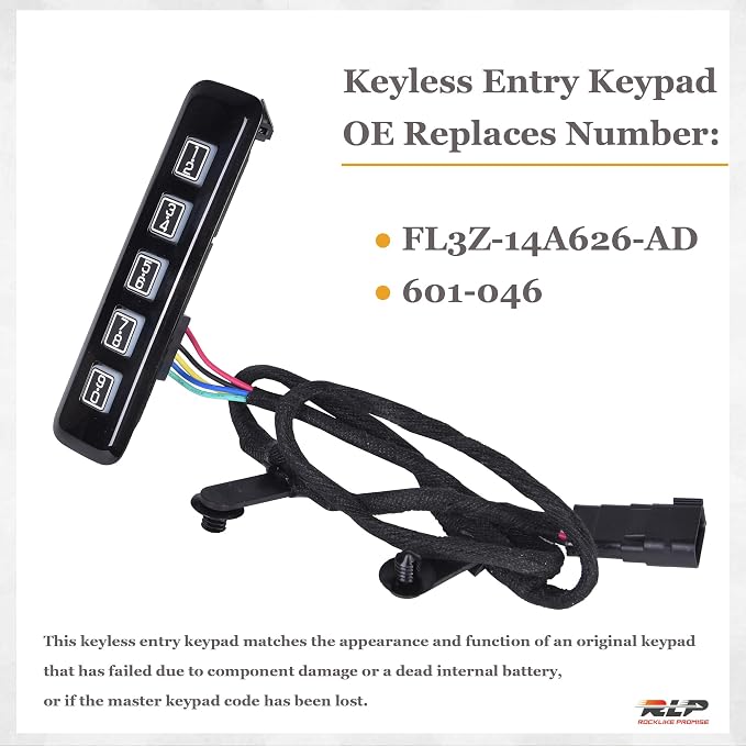 Keyless Entry Keypad Driver Side Keyless Lock Pad Compatible - Image 2