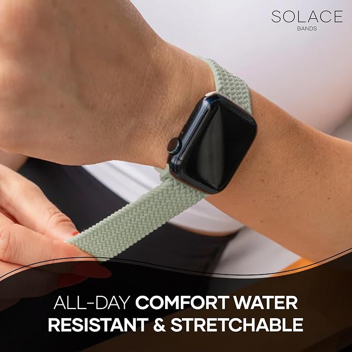 Solace Bands Imperium Adapt Wide Adjustable Nylon Braided Watch Band - Image 4
