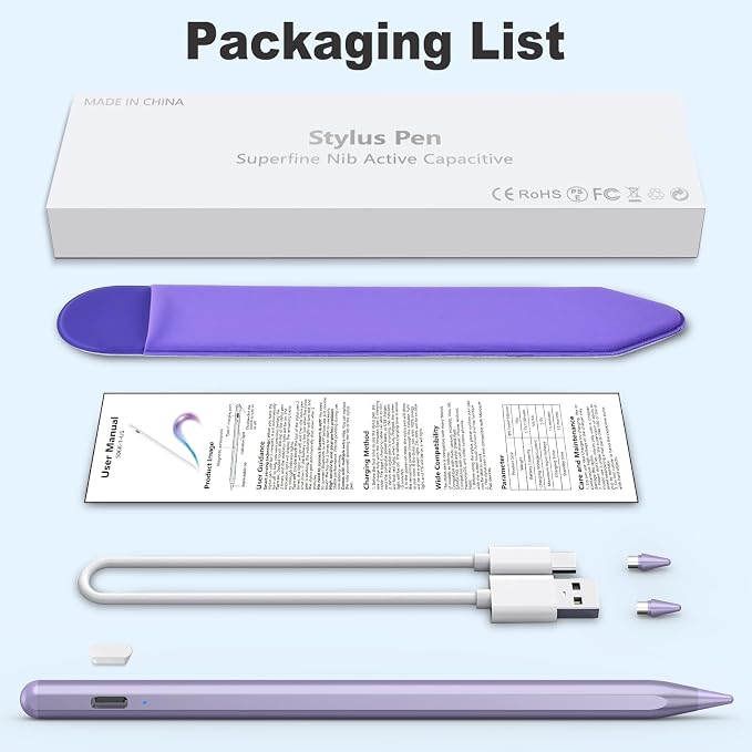 Stylus Pen for iOS&Android Touch Screens, Active Pencil for Samsung, Smart - Image 9