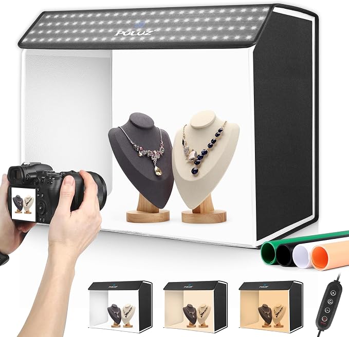 PULUZ 24x16 inch Photo Box, Large Photo Studio Light Box Photography, - Image 9
