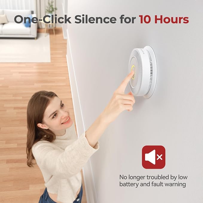 SITERLINK Hardwired Smoke and Carbon Monoxide Detector - Image 6