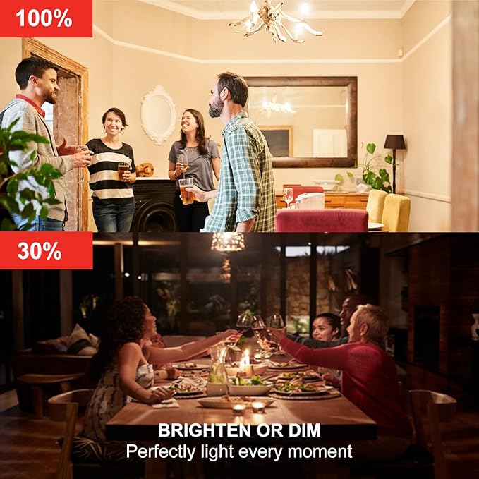 Sengled Smart Light Bulbs, Smart Candelabra LED Bulb, Dimmable Chandelier Light - Image 6