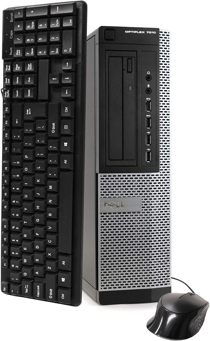 Dell Desktop Computer Package Compatible with Dell Optiplex 7010 Intel Quad Core i5 3.2GHz, 8GB Ram, 500GB HDD, 19-inch LCD, DVD, WiFi, Keyboard, Mouse, Windows 11 Pro (Renewed) | Desktop Computer PC, i5 up to 3.6GHz, WiFi, Windows 11 Pro, Home or Offi... - Image 3