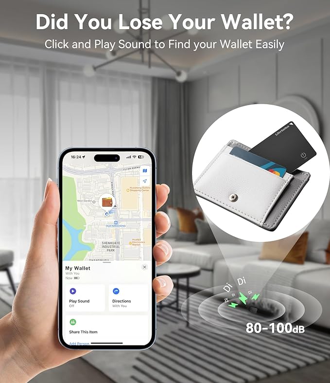 Ultrbeka Wallet Tracker Card IP68 Waterproof Rechargeable Bluetooth Tracker - Image 5