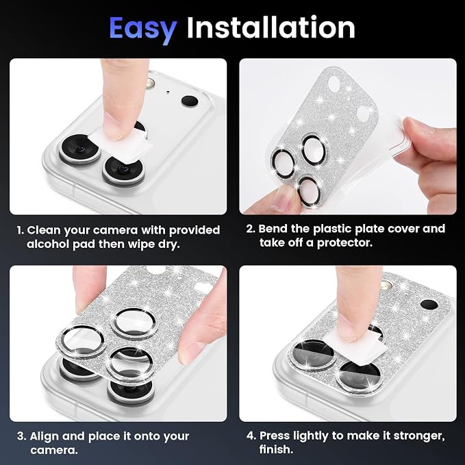 Tensea for iPhone 17 Pro Max Camera Lens Protector, Metal Aluminum Alloy - Image 7