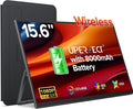 UPERFECT Wireless Portable Monitor with Battery 8000mAh, 15.6" 1080P FHD Ultra Slim Travel Monitor with Stand/VESA/Sleeve, External Second Screen for Laptop, PC, Phone, Support AirPlay Miracast by UPERFECT