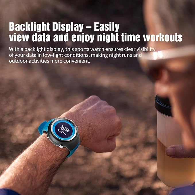 EZON GPS Running Watch with Distance Pace Alarm and Calorie Counter and - Image 6