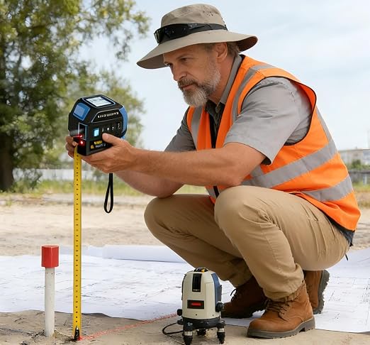 tape measure 4-in-1 laser Digital Measuring Tape & 80m/262ft Laser Distance - Image 2