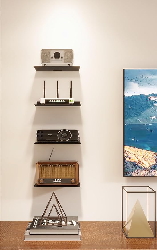 Floating Shelves for Wall, 3.0mm Thick Aluminium Alloy Floating Shelves - Image 2