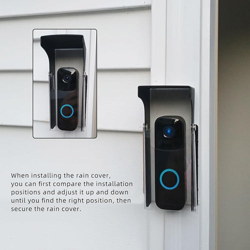 "Black Doorbell Rain Cover - Image 2