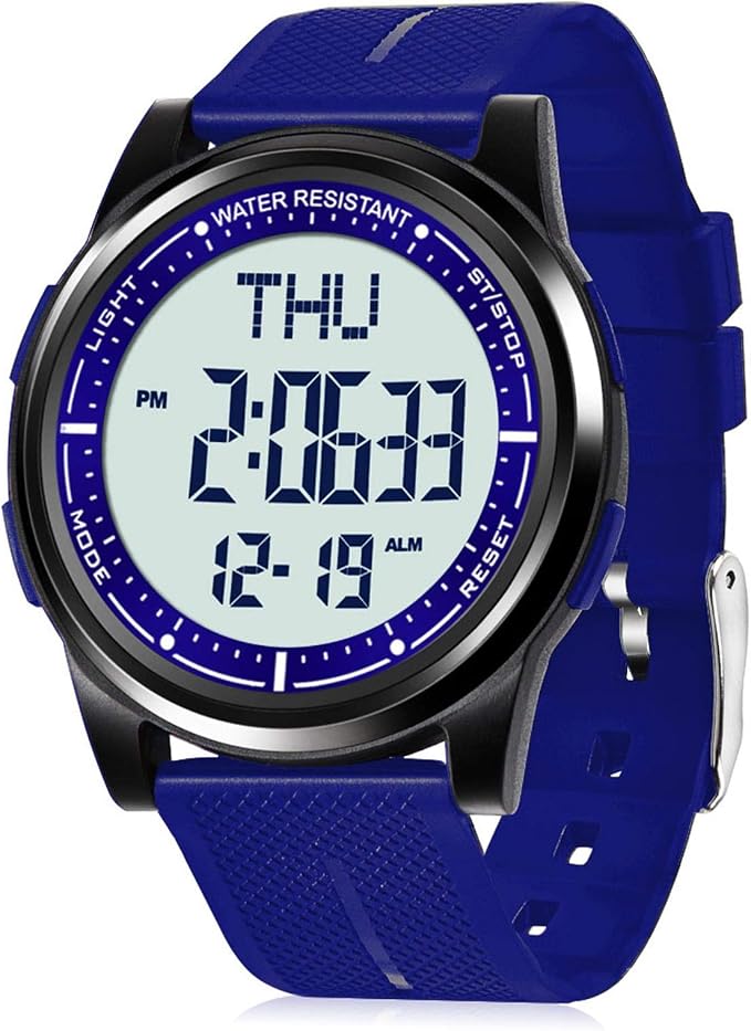 Beeasy Digital Watch for Men Women, 50M Waterproof, Ultra-Thin & Lightweight by Beeasy