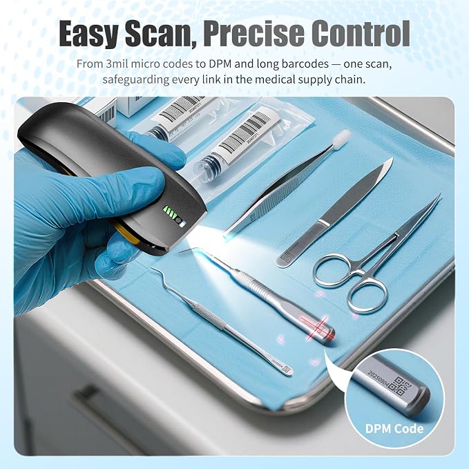 NETUM CS8501 Wireless QR Code Scanner – Upgraded Bluetooth Barcode Scanner - Image 4