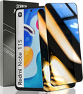 2 Pack Privacy Tempered Glass for Xiaomi Redmi Note 11S 5G Screen Protector by Unknown
