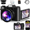 Camera Digital, 75MP WiFi 4K Vlogging Video Camera by SMARTKLIK