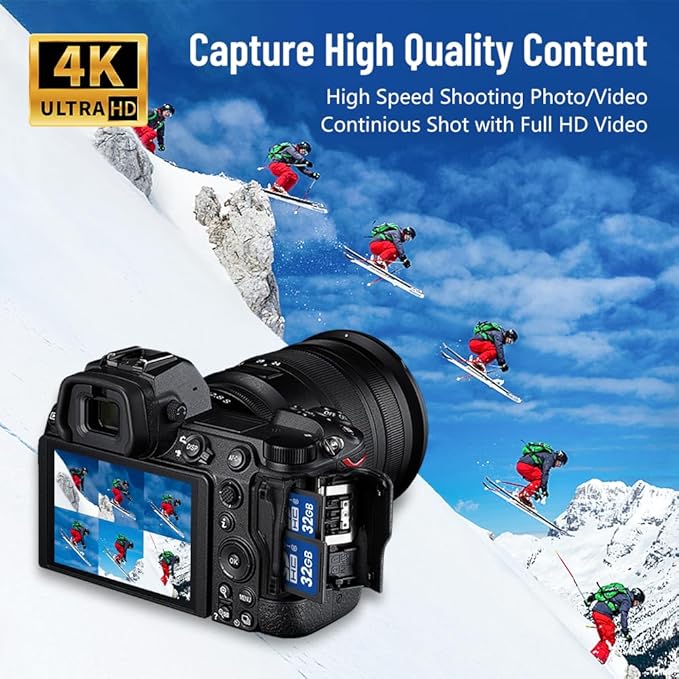 32GB SD Card SDHC Flash Memory Cards UHS-I U1 Class 10 High-Speed Full HD Video - Image 4