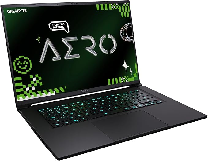GIGABYTE AERO X16, Copilot+ PC - 165Hz 2560x1600 WQXGA - Manufactured by NVIDIA GeForce RTX 5070 - AMD Ryzen AI 9 HX 370-1TB SSD with 32GB DDR5 RAM - Windows 11 Home - Space Gray - 2WHA3USC64AH - Image 9