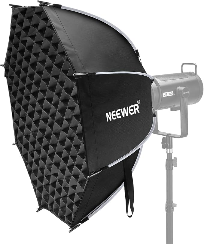 NEEWER 35.4'' Octagonal Softbox, Quick Release Parabolic Soft Box - Image 4