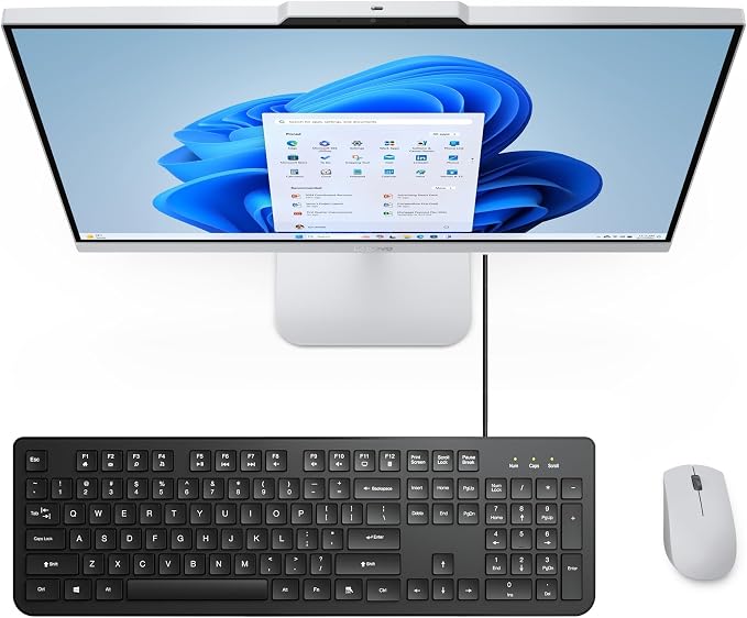 Lenovo IdeaCentre 24 23.8" i3-N305 32GB 1TB SSD All-in-One Desktop | FHD IPS Display, WiFi 6, Office 365, Keyboard, Mouse, Windows 11, Cloud Grey, Home Office - Image 8