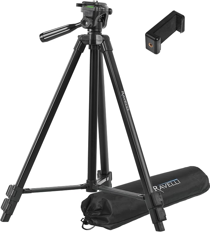 Ravelli APLT3 53" Light Weight Aluminum Tripod, by Ravelli