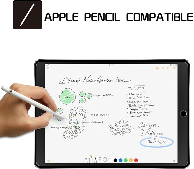 SPARIN 2 Pack Screen Protector for iPad 6th 5th Generation/iPad Air 2 9.7 inch - Image 3