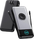 FOCHEW Portable Charger for iPhone with Built-in Cables and AC Wall Plug,26800mah Fast Charging USB C Power Bank,25W PD Travel Essential Battery Pack for iPhone 17/16/15/14/13/12,Galaxy,Apple Watch by FOCHEW
