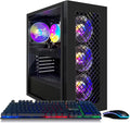 STGAubron Gaming PC Desktop,Corei7 8th Gen,RX 5700 8G,16G DDR4,512G SSD | Gaming Computer Tower for Streaming,Video Editing,Home,School,I7 up to 4.1GHz,ARGB Fan,WiFi 6,BT 5.2,4K DP,HDMI,Win11 Home by STGAubron