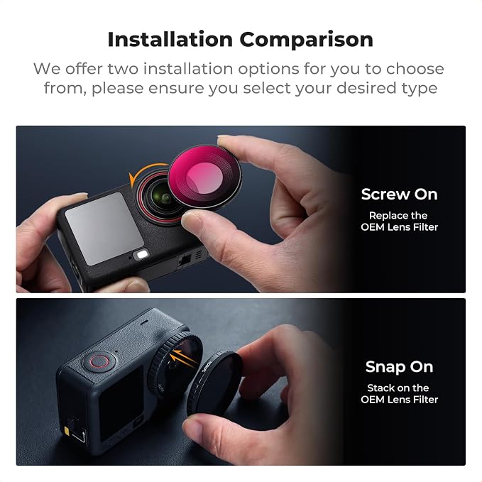 K&F CONCEPT Snap On CPL VND Effect Filter Kit Compatible - Image 3