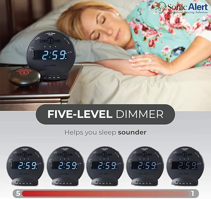 Sonic Alert Sonic Bomb Dual Alarm Clock - Image 3
