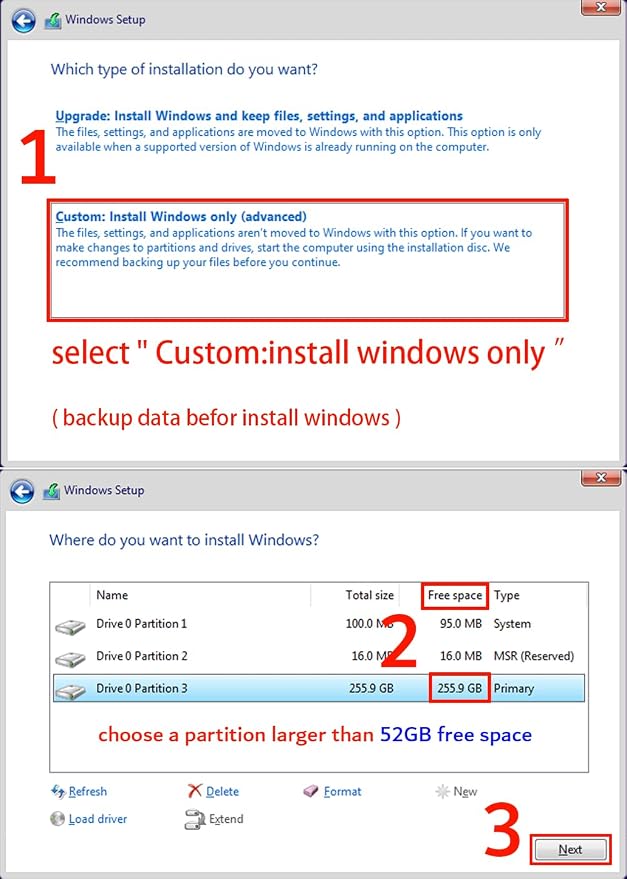 64GB - Bootable USB Drive 3.2 for Windows 11/10 / 8.1/7, Install/Recovery - Image 3