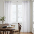 ANRODUO Memory Trained Pinch Pleated Curtains 90 Inches Long, Viral Linen Pinch by ANRODUO