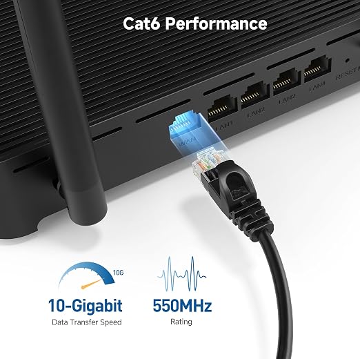Cable Matters 10Gbps Snagless Cat 6 Ethernet Cable - 20ft - Image 3