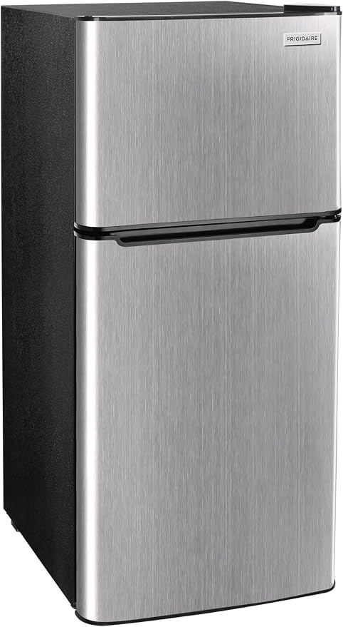 FRIGIDAIRE 2 Door Refrigerator/Freezer, 4.6 cu ft, Black Stainless Steel, Gunmetal - Image 2