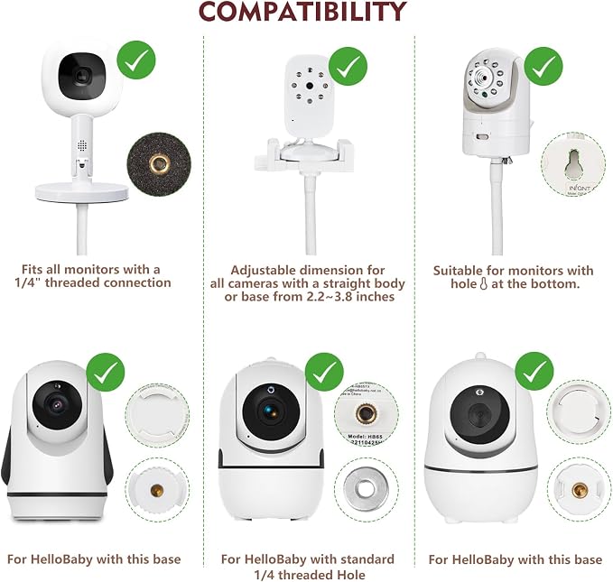 Baby Monitor Floor Stand Compatible - Image 2