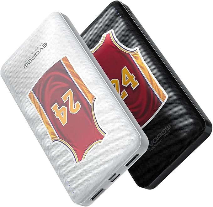 2 Pack Portable Charger Power Bank 10000mAh, 15W Fast Charging Battery Pack with Dual USB Outputs , Portable Power Bank USB-C input/output Port for iPhone 16 15 14 13 12 iPad Samsung Heated Vest etc by EVOPOW