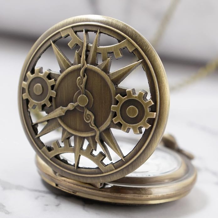 Men's Pocket Watch, Arabic Digital Dial Pocket Watches - Image 6