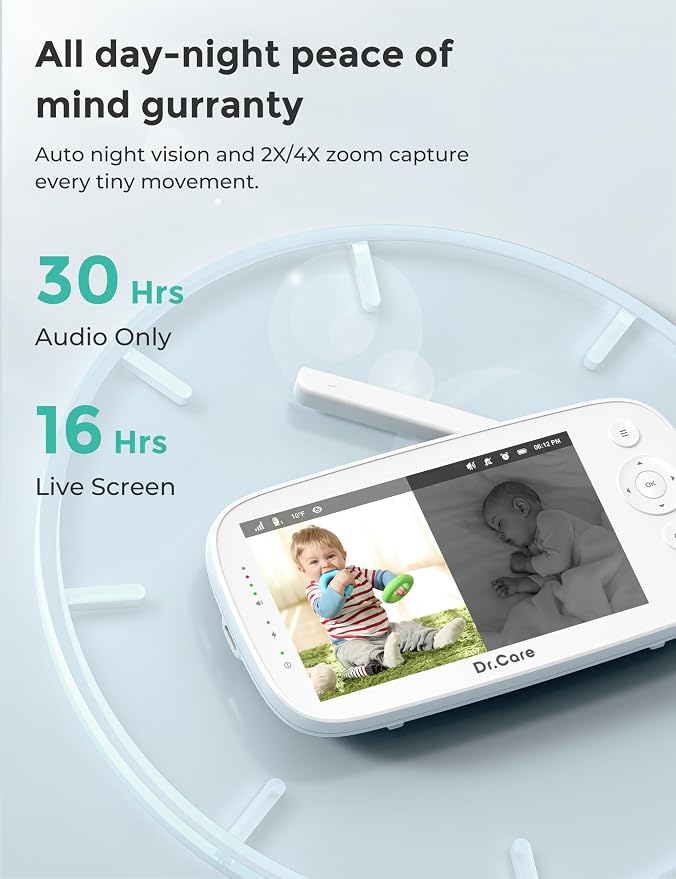 Dr.Care NovaView Video Baby Monitor - Image 6