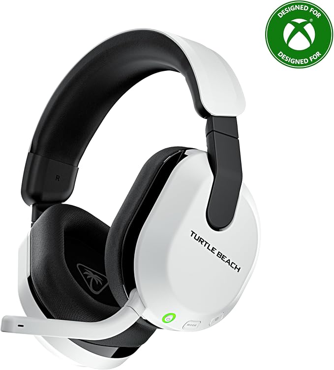 Turtle Beach Stealth 600 Wireless Gaming Headset for Xbox, PS5, PC, Mobile | Xbox Series X|S, Xbox One, PlayStation, PS4, Multiplatform, Bluetooth, 50mm Drivers, 80-Hr Battery, Flip-to-Mute Mic, White by Unknown