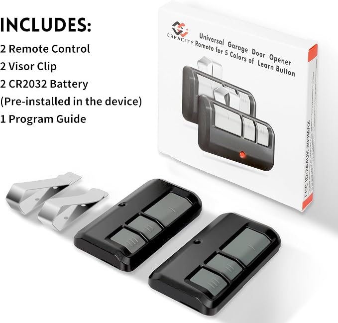 2 for Chamberlain LiftMaster Craftsman Garage Door Opener Remote 893LM 893Max - Image 6