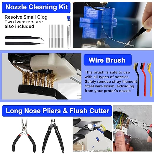 112 PCS 3D Printing Tool Kit, 3D Printer Accessories - Image 4