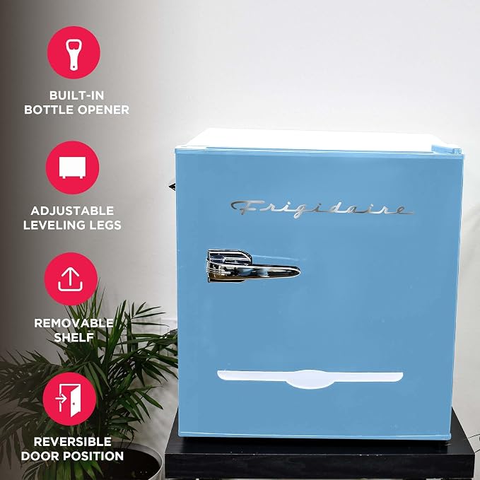 Frigidaire EFR176 1.6 cu. ft. Retro Bar Fridge with Side Bottle Opener (Blue) - Image 3
