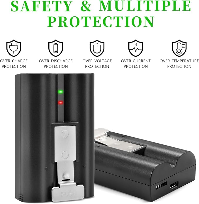 1-Pack Replacement V4 Battery for Ring-Video Doorbell 1/2/3/3Plus/4, Spotlight - Image 5