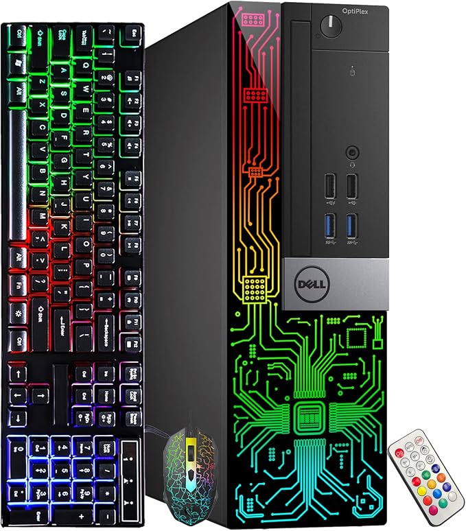 Dell OptiPlex 7040 Small Form Factor RGB Desktop PC, Intel Quad Core i5-6500 up to 3.6GHz, 16G DDR4, 512G SSD, Windows 11 Pro 64 Bit-Multi-Language (Renewed) by Amazon+Renewed