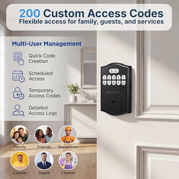 Keyless Entry Door Lock, Smart Deadbolt - Image 3