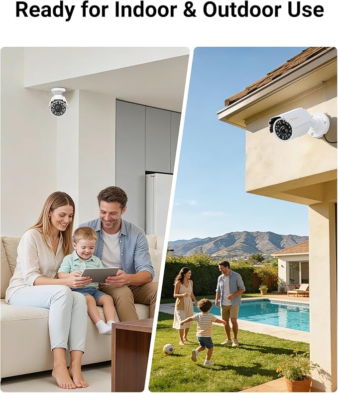 Anlapus 1080P HD Hybrid 4-in-1 Security Camera Outdoor, Night Vision, IP66 - Image 7