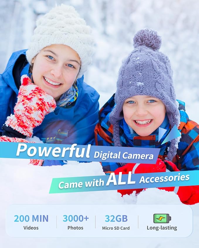 Digital Camera, FHD 1080P Point and Shoot Camera - Image 3