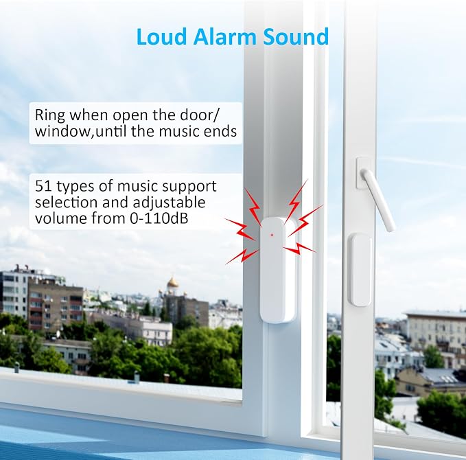 Door Chime, Wireless Door Open Sensor Alarm When Entry Business/Office/Store - Image 4